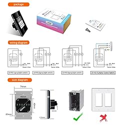 LANBON LCD Smart Light Switch Work with Tuya Smart