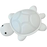 Turtle Night Light for Kids, 7-Color Silicone Rechargeable Bedside Lamp, Squishy Nursery Touch Light, USB-C Charging,Fun Cool Room Decor Stuff for Boys Girls Birthday Christmas Gifts