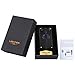 Kivors Plasma Cigar Lighter - Electronic Electric Dual Arc Plasma Beam Cigarette Lighter Rechargeable Windproof Flameless Butane Free Lighter (Black)