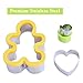Joyoldelf 16 Pcs Sandwich Cutter Set, Stainless Steel Cookie Cutter Vegetable Fruit Cutters Set for Safely Cutting Bread Pastry Veggies & Cake Fondant Pancake Decoration