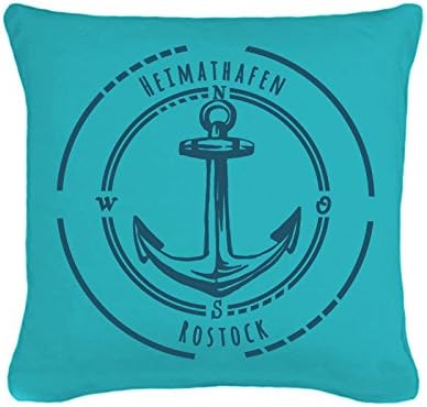 Ilka Parey Wandtattoo Welt Kissen Dekokissen Maritim Mit Anker Und Spruch Heimathafen Wunschname Stadt Inklusive Fullung K52 Ausgewahlte Farbe Turkis Amazon De Kuche Haushalt