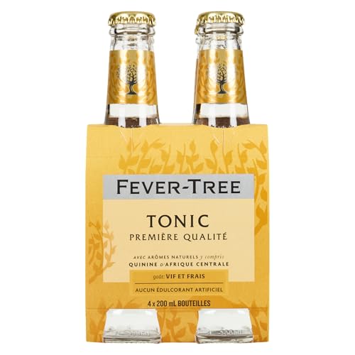 FEVER-TREE PREMIUM INDIAN TONIC WATER, 6.8 FL OZ (PACK OF 4)