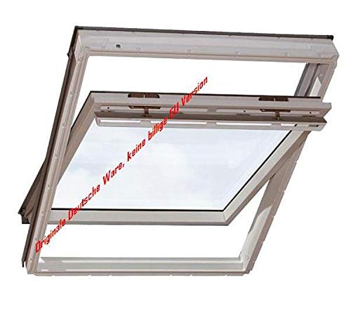 Velux Dachfenster GGU Schwingfenster 114x140cm SK08 0070 Thermo Kunststoff mit Ziegeleindeckrahmen EDZ 0000