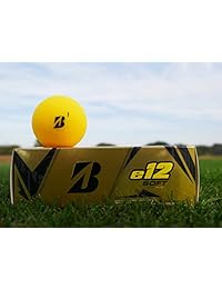 PlayBetter Bridgestone e12 pelotas de golf blandas de primera calidad de varios paquetes de distancia más corta y mayor velocidad de pelota a impacto.