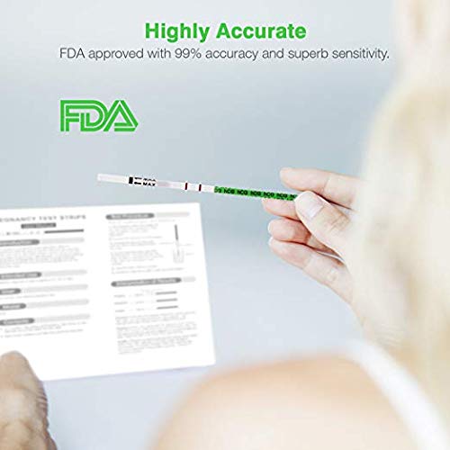 image for Fiery Youth 50 LH Ovulation Test Strips and 20 Hcg Pregnancy Test Stri