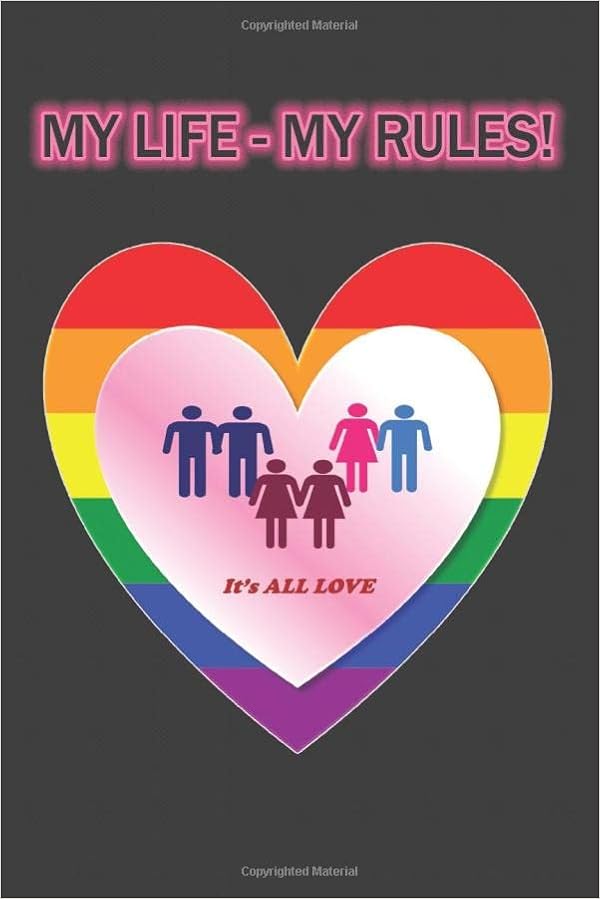 My Life My Rules Colorful Notepad For Lesbian Lgbt Fans Lesbian Pride Journal Gift For Lesbians 106 Lined Pages Publishing Pridenation Amazon Com Books