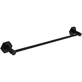 GERZWY 24-Inch Single Towel Bar, Bathroom Towel Holder, Wall Mounted SUS304 Stainless Steel Towel Rack, Matte Black