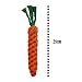 Amersumer 4 PCS Puppy Chew Dog Toys Carrot Cotton Pet Rope Chew Toys Pet Teeth Cleaning Chewing Biting Rope Dog Toys