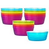 Ikea Kalas 301.929.60 BPA-Free Bowl, Assorted Colors, Set of 3, 6-Pack