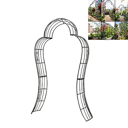 Rosenbogen, Gartenbogen Gartenlaube, Torbogen Garten Rankgitter Rankhilfe Metall Garden Arch Arbor Arbor Trellis, für…