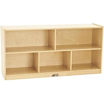 Amazon Com Ecr4kids Birch 5 Section School Classroom Storage