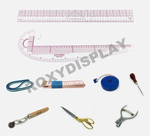 (ST-SIZE12+ARM+ST-SEWKIT) Size 12. Model #601 Professional Female Half Body Dress Form for Dressmaker Collapsible Shoulder with 1 Free Arm+9 Sewing Tools in 1 Set (No Return) - Thumbnail 5