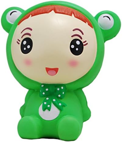 Slow Rising Squishy Doll Green + Free Gift