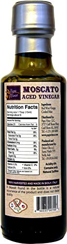 Papa Vince Infused Olive Oil - Dipping Set | Lemon Olive Oil | Balsamic Vinegar aged 8-years in wood | Extra Virgin Olive Oil from Sicily, Italy | 3 fl oz each