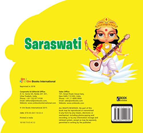 Board Book : Saraswati ( Gods and Goddesses ) - Cutout Board Books 1