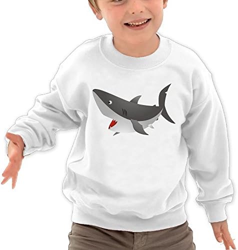 Zhangzhaoyin Shark Attack Cute Cotton O-Neck Pullover Hoddies Sweatshirt For Kid Child Boys Girls