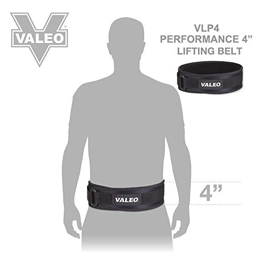 Valeo Industrial VLP4 Performance Low Profile 4" Back Support Lifting