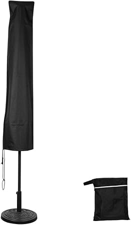 Amazon Com Sundale Outdoor Heavy Duty Market Patio Umbrella Cover For 7 10 Ft Umbrella Water Resistant Black Furniture Decor
