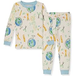 Burt's Bees Baby Baby Boy's Kids Pajamas, 2-Piece