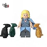 Custom Game of Thrones Daenerys Targaryen Stormborn with Custom Skirt/Cape by Demonhunter Bricks