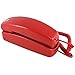 Golden Eagle Trimline Corded Telephone - Design From 60s With Modern Electronics -Red