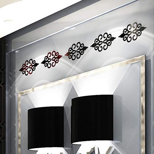 UpBeauty Acrylic Mirror Decal Wall Stickers DIY Art Mural Home Decor Wall Stickers