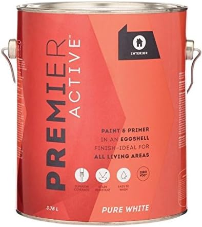 Premier Active Interior Paint Eggshell 3 7 L 1 Gallon Amazon Ca Tools Home Improvement