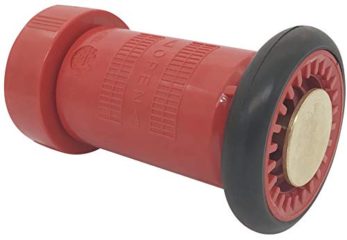 Fire Hose Spray Nozzle 1-1/2" NST/NH Polycarbonate Jet fog Industrial Fireman 1.5" Nozzle 75 gpm Fire Equipment FHSN01NST - Thumbnail 5