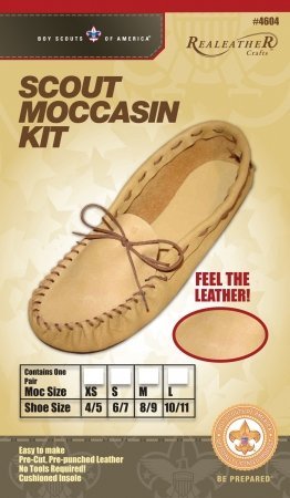 Silver Creek Leather Scout Moccasin Kits-Size 6/7