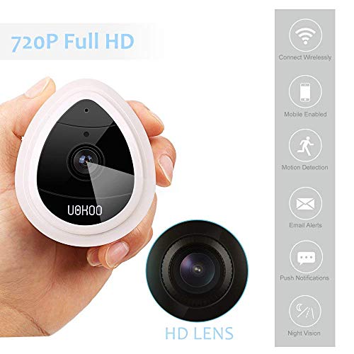 Security Camera, Night Vision 720P HD Home WiFi Wireless Security Surveillance Camera System with Motion Email Alert/Remote Monitoring and Two Way Audio