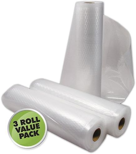 Vacuum Sealer Bags 11"x18' Roll 3pk