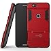 Nexus 6P Case, CoverON [Shadow Armor Series] Hard Slim Hybrid Kickstand Phone Cover Case for Google Nexus 6P - Red & Black