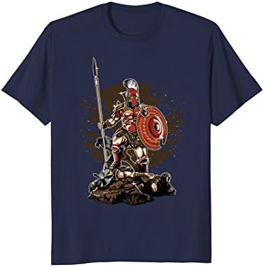 Mens Sparta 300 Ancient Warrior Men's T-shirt 3XL Navy