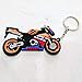 Motorcycle Performance Soft Rubber Keychain For Aftermarket Universal Motorcycle Accessories For Example Super Sport Bike Street Bike honda CBR Repsol 500r 600rr 250 900 919rr 1000rr 1100 Enthusiasts