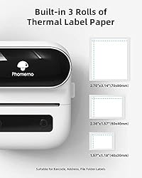 Phomemo M220 Label Maker, New Flagship 3.14 Inch