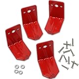 4 Pack Of Fire Extinguisher Mount, Wall Hook, Fire Extinguisher bracket up to 40 lbs Extinguishers, suitable for big and small fire extinguishers, holder for dry chemical and water extinguishers