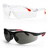 Picador Safety Glasses Protective Eye Wear UV400 Protection Pack of 2