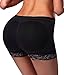 Gotoly Women's Seamless Butt Lifter Padded Panties Enhancer Womens Underwear (M, Black)