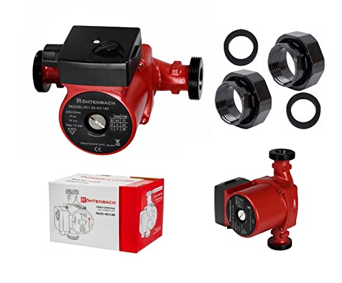 Röhtenbach Pompe de circulation 25-40 180 230 V Pompe de chauffage 4 m