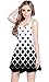 CowCow Womens Gradient Rhombuses Reversible Sleeveless Dress
