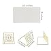 CB Accessories Wire Place Card Holder Stands with White Cards for Weddings, Dinner Parties, Table Top Numbers, Food Signs (20 Sets - Gold)