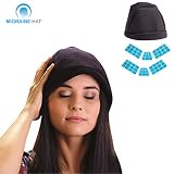 Migraine Hat - Wearable Ice Hat To Reduce Migraine Headache Pain ( Comes With 2 Ice Packs )