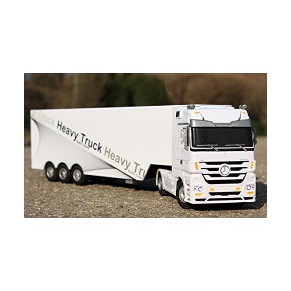 RC LKW Mercedes-Benz ACTROS mit TRAILER Länge 49cm "Ferngesteuert 27MHz"