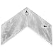 MyGift Vintage White Wood Wall-Mounted Decorative Arrowhead Chevrons Wall Decor, Set of 3