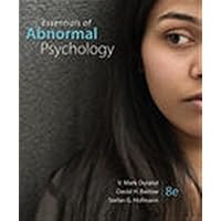 Essentials of Abnormal Psychology (MindTap Course List)