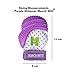 Munch Mitt the Original Mom Invented Teething Toy- Teether Stays on Babys Hand for Self-Soothing Entertainment and Pain Relief, Ideal Baby Shower Gift with Handy Travel/Laundry Bag- Purple Shimmer
