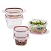 Rubbermaid Lock-Its Food Storage Containers with Easy Find Lids, 12-Piece Set