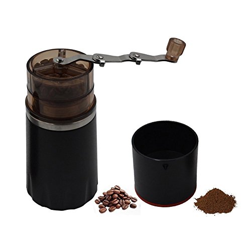 Click Here to See More Images ZNZ Manual Coffee Grinder Filter Cup Coffee Brewer Portable Coffee Maker All-in-One Coffee Machine Cup for Travel Home Gift (Black)