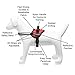 Emotional Support Dog Harness With Reflective Straps, Interchangeable Patches, & Top Mount Handle | 7 Adjustable Sizes | Heavy Duty Construction