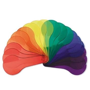 Colorations Colour Paddles 18 Pieces - Multicolour